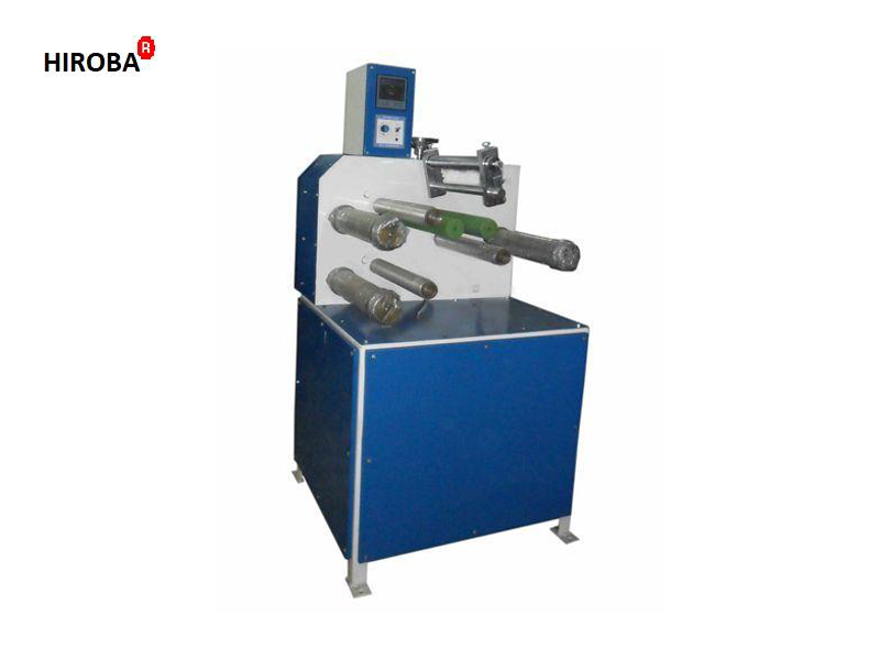 2 shaft 300 mm mini bopp tape slitter machine